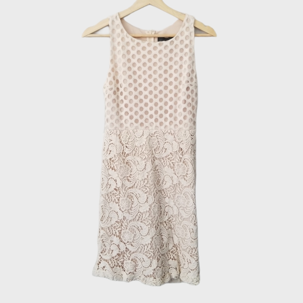 Sundays In Brooklyn | Cream Nude Lace Dress